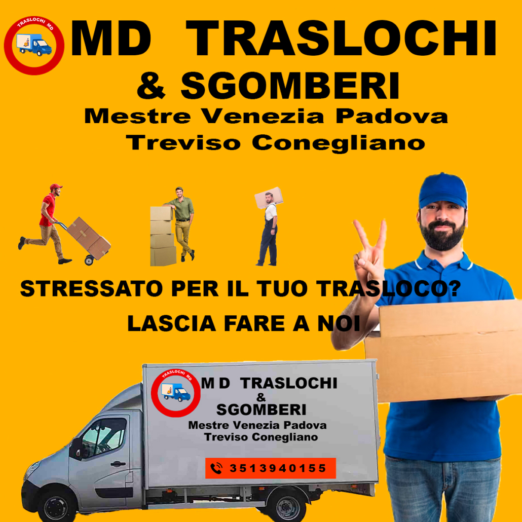 Traslochi e Sgomberi di appartamenti, cantine, soffitte, garage e box. Noleggio furgone